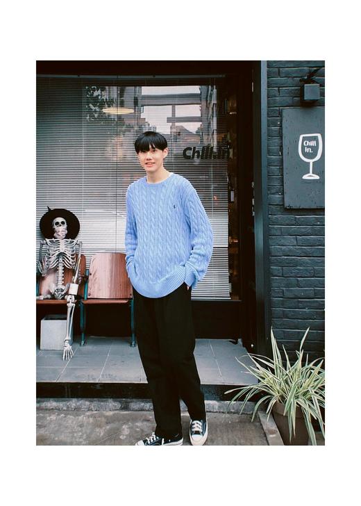 拉夫劳伦 男士经典绞花针织毛衣（EJ） 商品图1