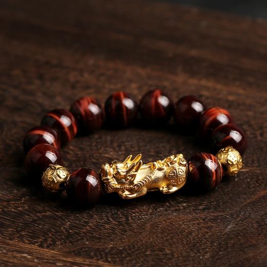 【普陀山】虎眼石男士手串-适合送父亲男士 普陀山发货 商品图0