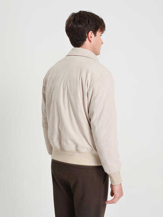 callisto糯米白灯芯绒鹅绒羽绒服 商品图4