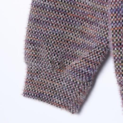 WY1239SDSA男士秋冬新款痞帅男装潮牌彩色绒毛抽绳连帽卫衣百搭套头上衣 商品图4