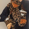 【YW】无忧购39元2件，49元3件豹纹猫咪毛绒手套围巾耳罩KT（截单后7天发货) 商品缩略图1