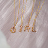 北京仓｜Girls Crew-Flutterfly Stone Initial-金色 蝴蝶与宝石 字母 项链［美国设计师］ 商品缩略图10