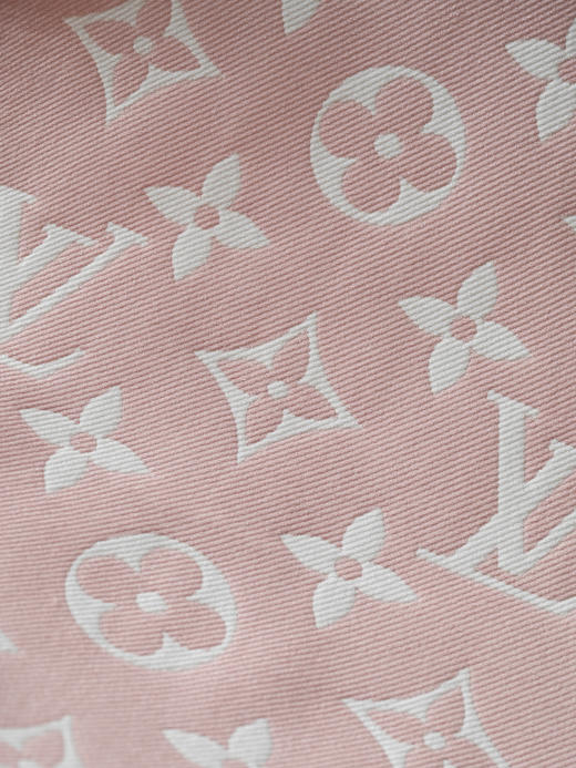 WJ05-驴家 提花织纹流苏饰边 绒线围巾 男女同款情侣款 粉色（QZ*MM） 商品图4