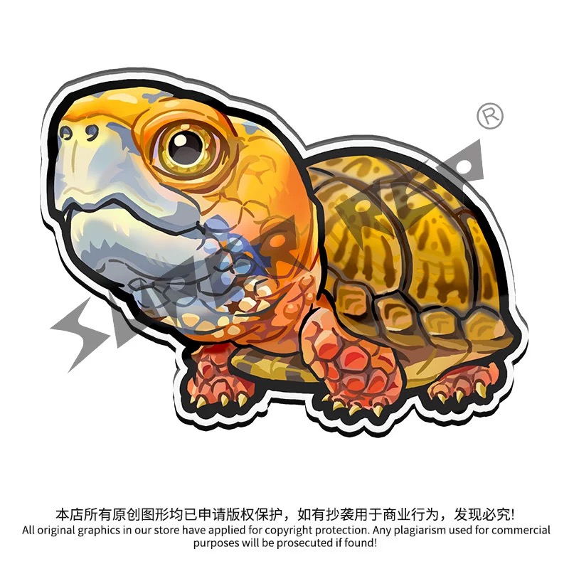 冰箱贴 龟主题⑧ 磁吸 Q版 卡通 箱龟题材 爬宠爬虫周边 super rep超爬正版【48小时发货】