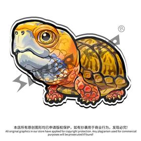冰箱贴 龟主题⑧ 磁吸 Q版 卡通 箱龟题材 爬宠爬虫周边 super rep超爬正版【48小时发货】