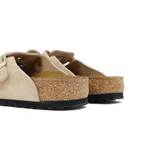BIRKENSTOCK Boston BS Regular 男女牛皮绒包头拖鞋 宽版勃肯鞋 商品图3