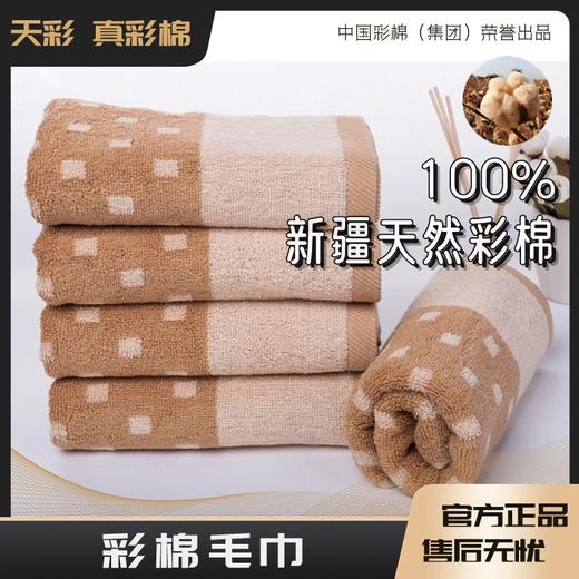 纯棉双色小点毛巾 两条装家用洗脸巾 高吸水不掉毛 商品图0