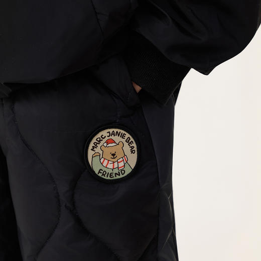 【无氟防泼水】马克珍妮男童轻盈保暖云感羽绒裤2025年冬装新款551753 商品图2