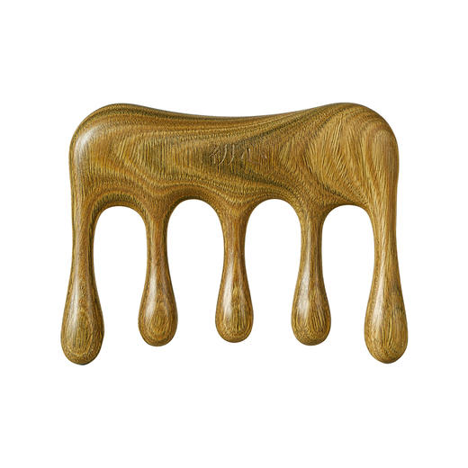 初心| 指扣经络梳绿檀 商品图4