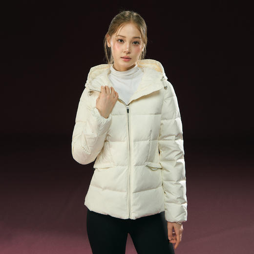 Ariseism 美式复古连帽羽绒服女冬季新款保暖外套 商品图2