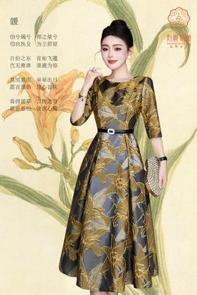 SZ3S93-提花连衣裙-《谖》