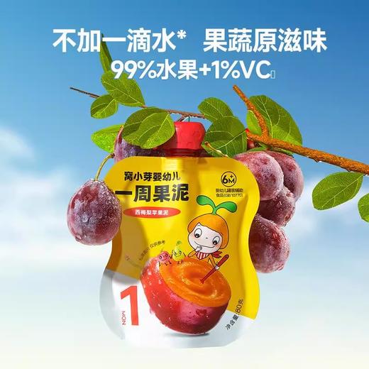 窝小芽婴幼儿水果泥80g 商品图0