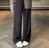 重磅 老渠道  max25年抽绳羊毛直筒裤  有厚度  秋冬必备  抽绳阔腿裤 商品缩略图1
