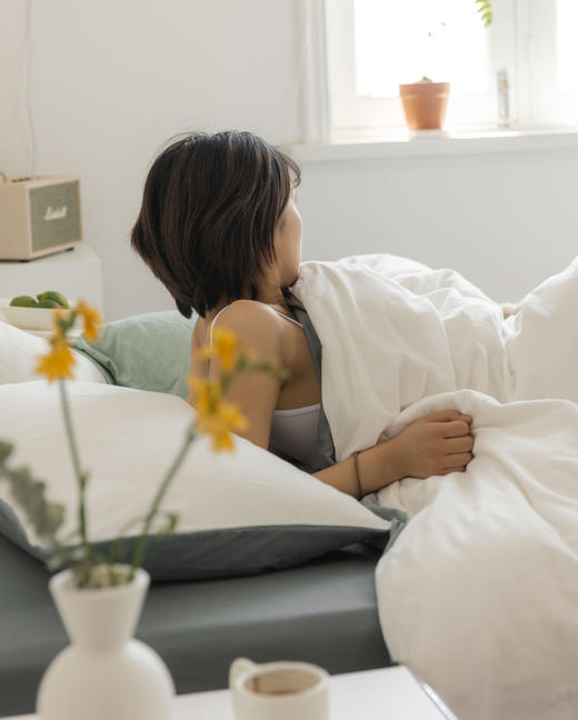 chao美配色！A类婴儿级全棉针织棉四件套裸睡亲肤柔软被套简约双拼三件套 商品图5