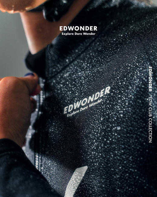 EdW骑聚(男)抓绒长袖车衣-黑色Jersey 商品图6