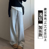 lulu同款运动裤女秋冬2025新款高腰宽松bf慵懒风直筒窄版阔腿卫裤加绒加厚休闲裤 商品缩略图8