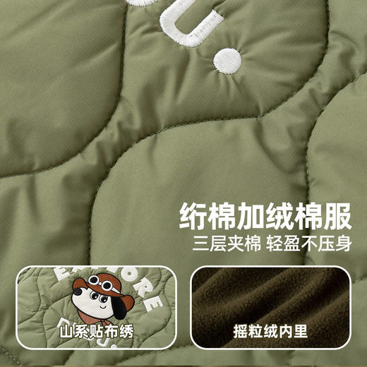 【清仓】嘟嘟家儿童冬季绗缝三层夹棉棉服T4DMA029 商品图3