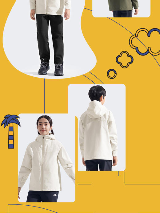 北面 25年秋冬  冲锋衣  8DW3 商品图8