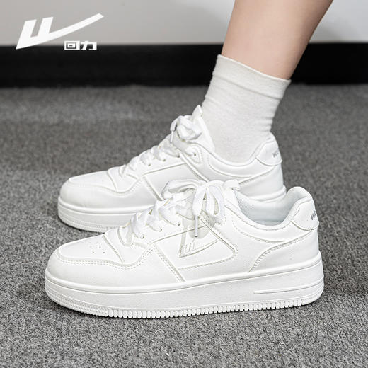 回力板鞋女款2025爆款百搭高级感薄款小白鞋小众厚底增高休闲鞋子 商品图1