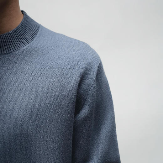 4158m  墨尔本轻奢圆领毛衫 内搭保暖 秋冬新款绵套头打底针织衫 商品图5