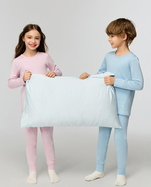 【春上新】8楼爱慕儿童Aimer Kids男孩25AW暖尚双层圆领长袖AK272J841，吊牌价499元 商品图6