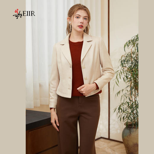 司歌收腰外套翻领长袖收腰女春秋B921096Y 商品图0