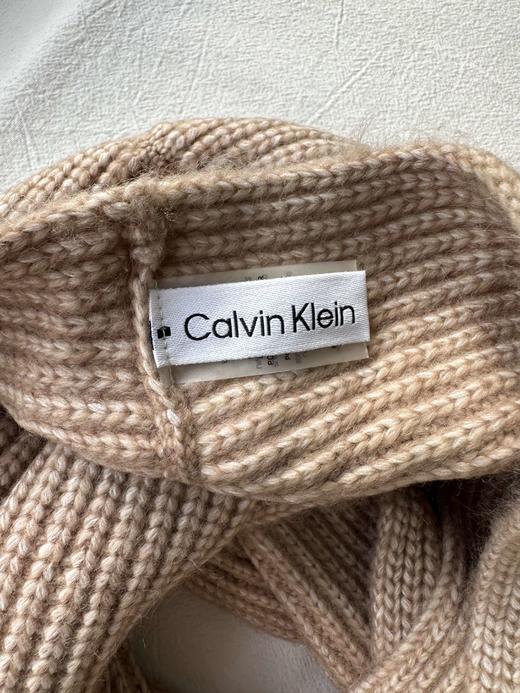 贝壳三 针织柔软罗纹纯色保暖围巾韩版百搭细腻舒适围脖C102820 商品图5