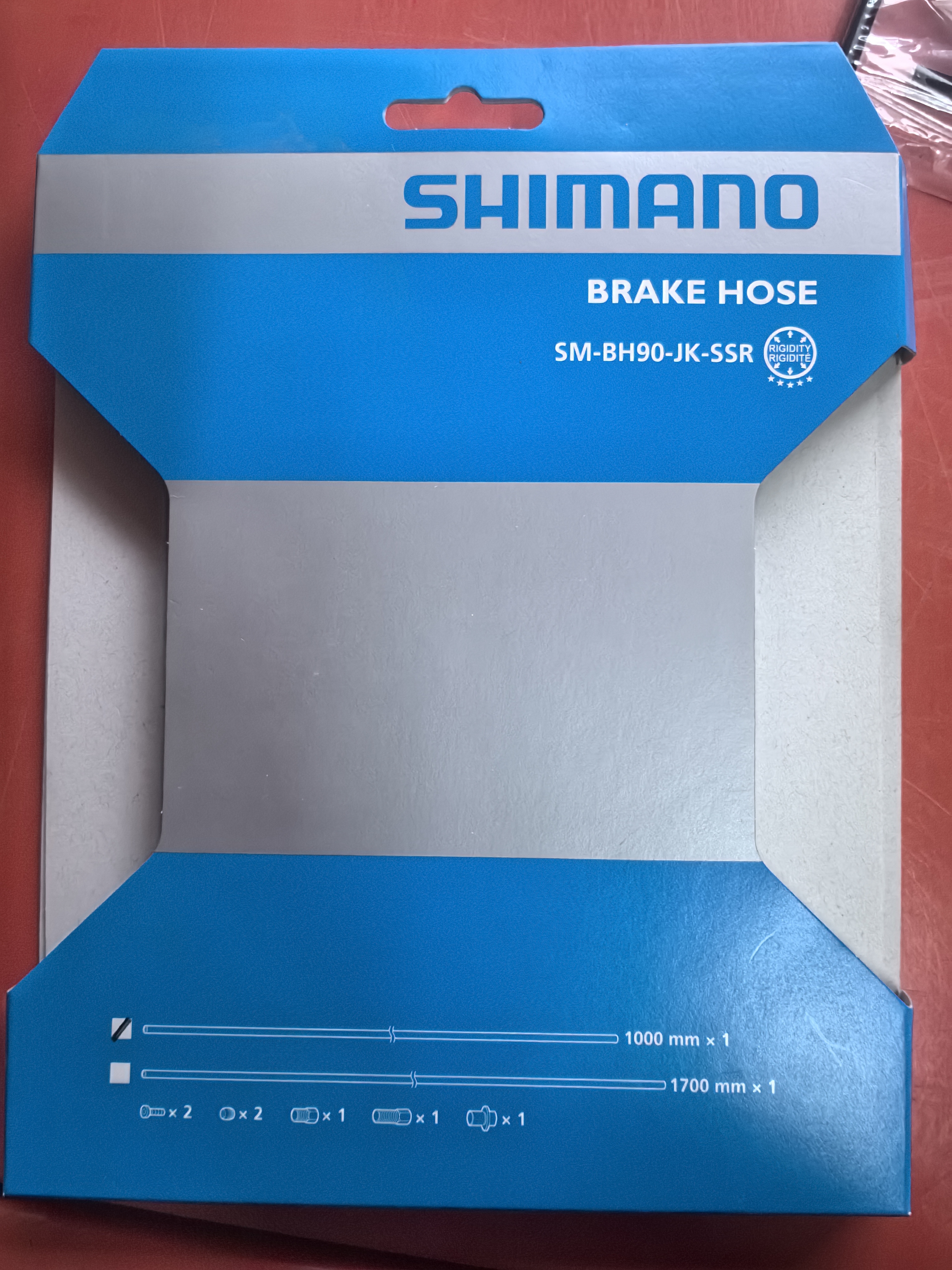 SHIMANO 碟刹油管 SM-BH90-JK-SSR 直插 1000 mm 黑色