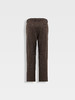 callisto雪茄棕羊毛莫代尔混纺直筒休闲裤 商品缩略图1