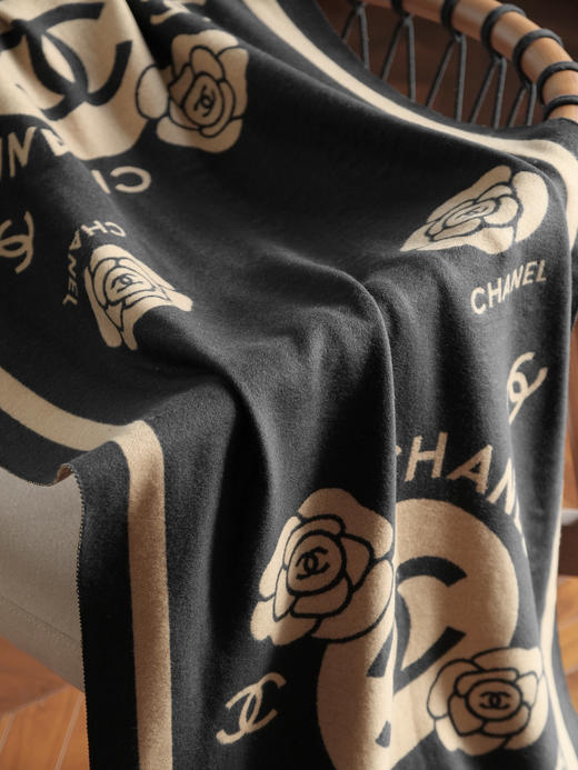 WJ08-香奈儿 高端羊绒针织围巾（QZ*MM） 商品图4