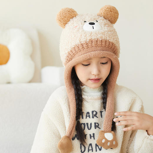 39元开抢✌️保暖又洋气的「VEC儿童轻糯卡通针织帽」🧢区别于市场普货⚠️专为萌娃护耳护头设计❗又暖又软针织面料就像“扎进云朵”🔥超萌卡通造型引爆回头率👍️娃出门再也不怕头受凉了😍 商品图5