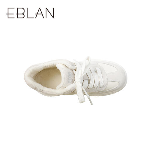 伊伴冬季发泡厚底增高德训鞋保暖绒里休闲运动靴B25613015 商品图3