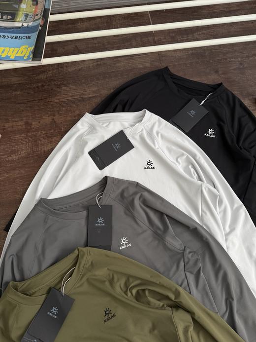 凯乐石吸湿速干户外运动登山圆领功能加绒长袖T恤 商品图3