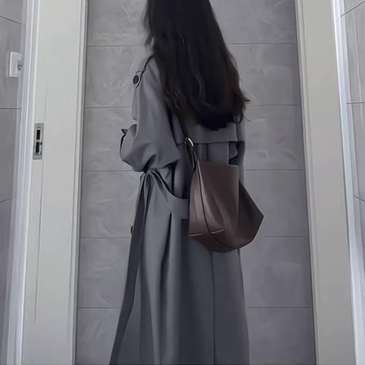 裁缝学苑AS589韩系中长款风衣纸样大外套女装打版裁剪样板图纸 商品图1