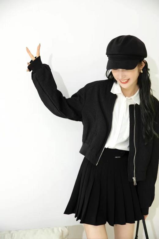 G07762#后钉珠蝴蝶图案外套 商品图2