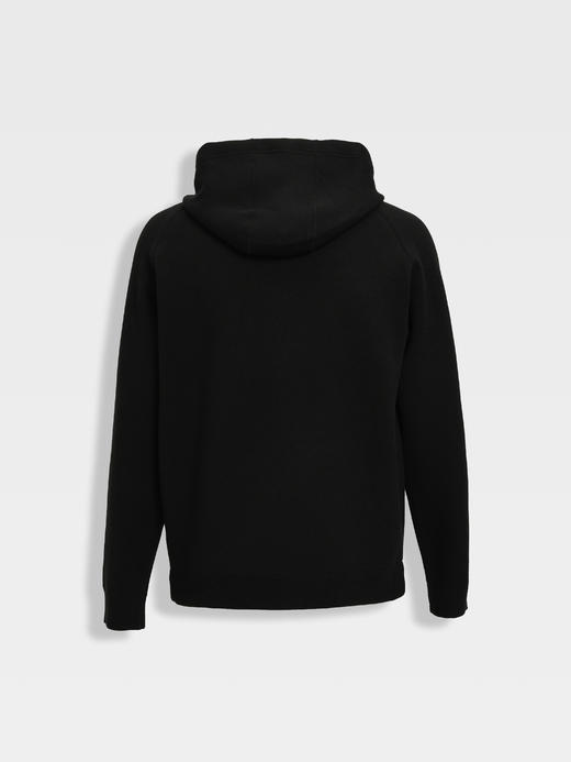 callisto黑色抽绳连帽开衫 商品图1