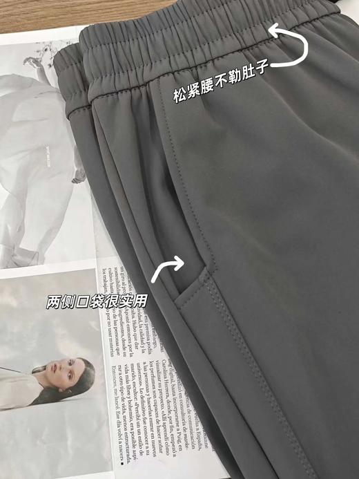 【内里加绒 触感细腻 单穿到10℃】耐尔男士薄绒抗皱长裤（敞口束口可选W4090/ W4091） 商品图8