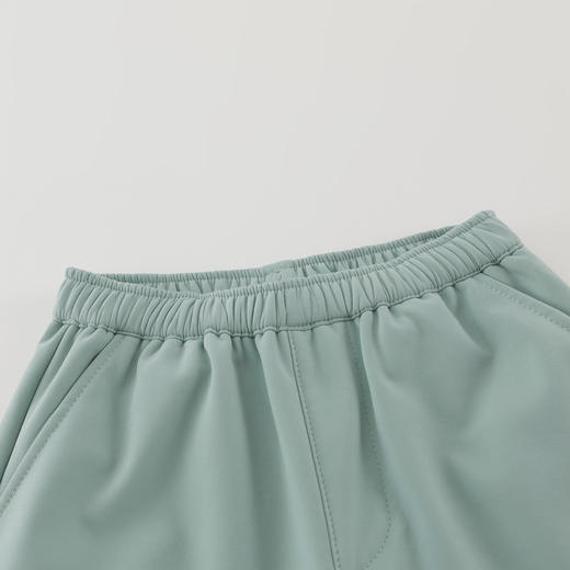 【无氟防泼水】马克珍妮男女童防风耐磨软壳伞兵裤2025年冬装新款551735 商品图3