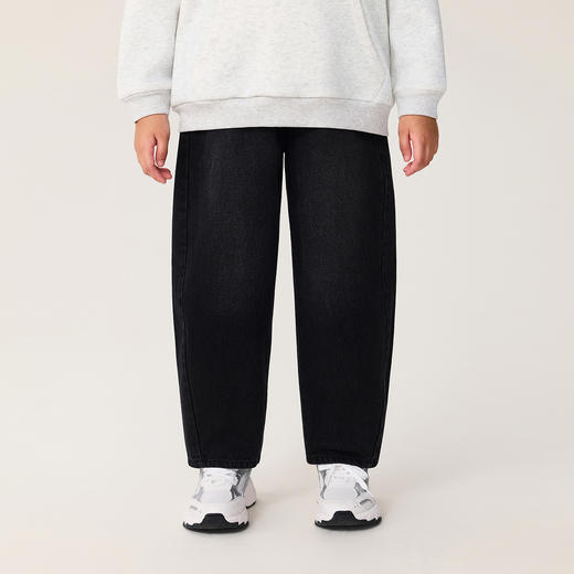 马克珍妮男童复古百搭牛仔香蕉裤2025年秋装新款551280 商品图2