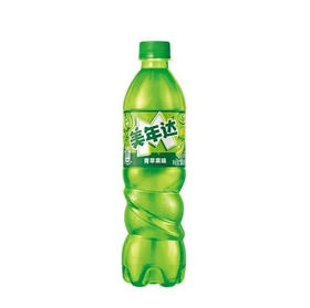 美年达 青苹果味碳酸饮料(新老包装随机) 500ml/瓶