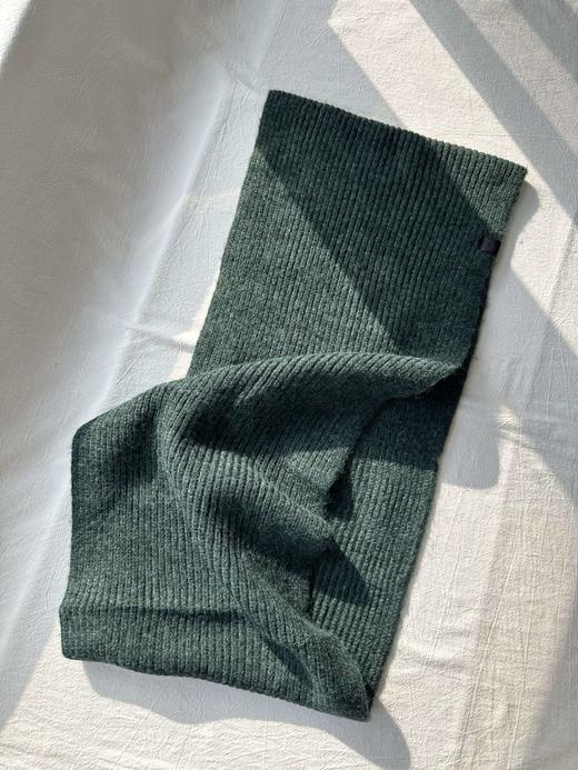 贝壳三 针织柔软罗纹纯色保暖围巾韩版百搭细腻舒适围脖C102820 商品图9