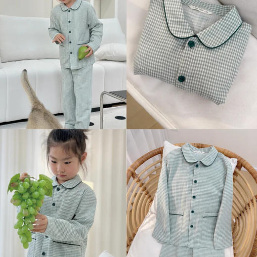 【南法田园·快乐小猫儿童套装】 家居服 睡衣  商品图2