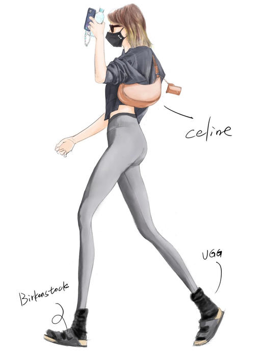 明星同款 加绒版鲨鱼裤 秋冬加厚 无痕贴合高腰收腹3D翘臀哑光鲨鱼裤提臀瘦腿加厚不臃肿鲨鱼裤零下10度可穿 商品图5