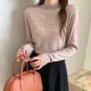 懂你/品就 超细美丽诺羊毛精纺半高领羊毛衫 商品缩略图0