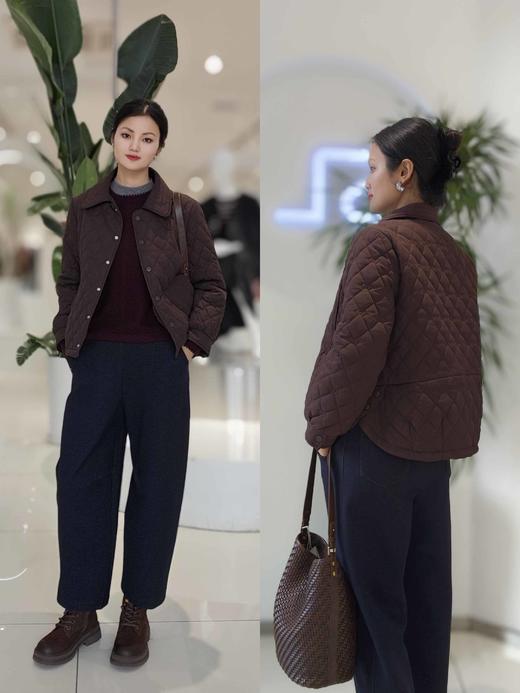 580B15翻领侧叉短袄 商品图2