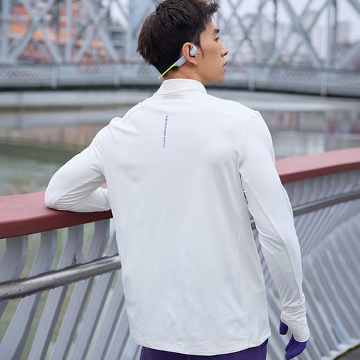 多威圆领衫男新款半开领上衣专业速干弹力运动装2352104 商品图4