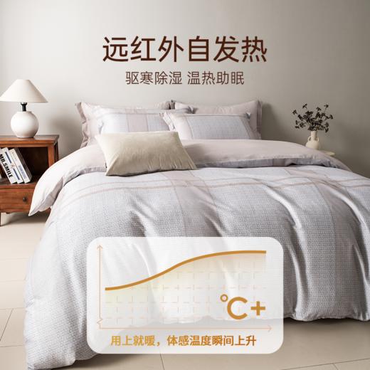 2025年秋冬新款雅芳婷艾阳绒磨毛四件套抑菌保暖被套床笠床上用品 商品图2