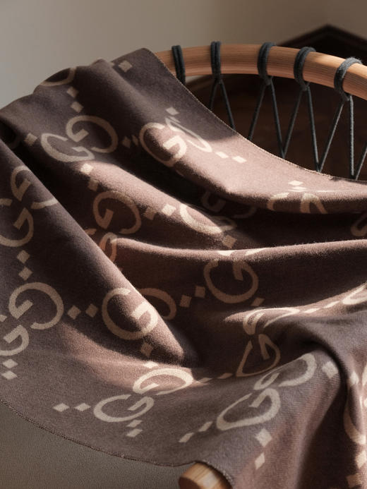 WJ20-古驰 新《大G羊绒围巾》（QZ*MM） 商品图3