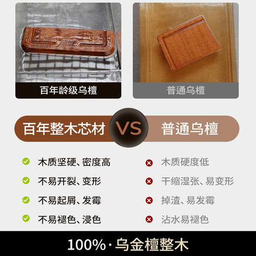 D-百年龄乌金檀芯菜板 36*24-S 商品图1