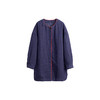 绽放727朵/加厚亚麻绗棉落肩长袖开襟中长款棉服冬新中式棉衣外套 商品缩略图4